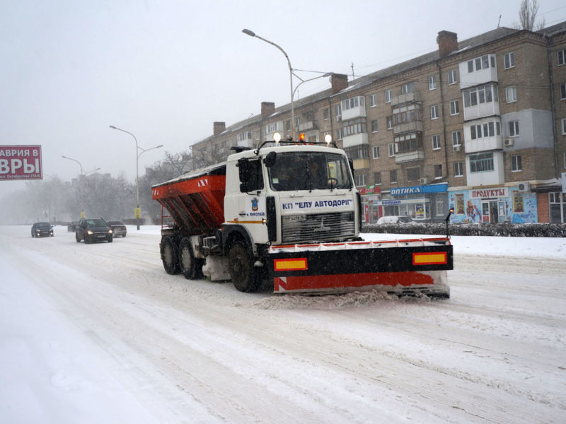 Николаевское ЭЛУ автодорог предупреждает об ухудшении погодных условий