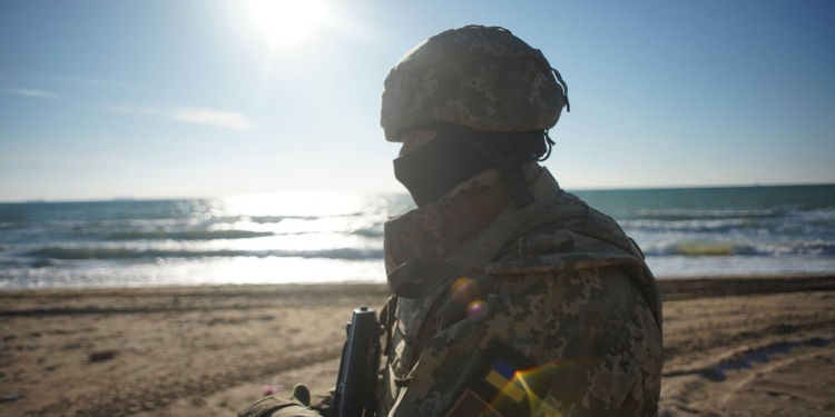 От Коблево до Черноморска: 28-ая мехбригада провела учения по защите побережья (ФОТО)