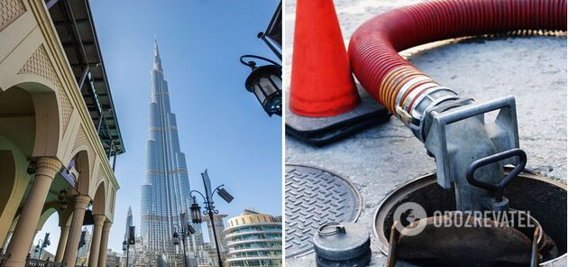 Самое высокое здание мира, Бурдж-Халиф, не подключено к канализации — 15 тонн фекалий ежедневно вывозят спецмашинами