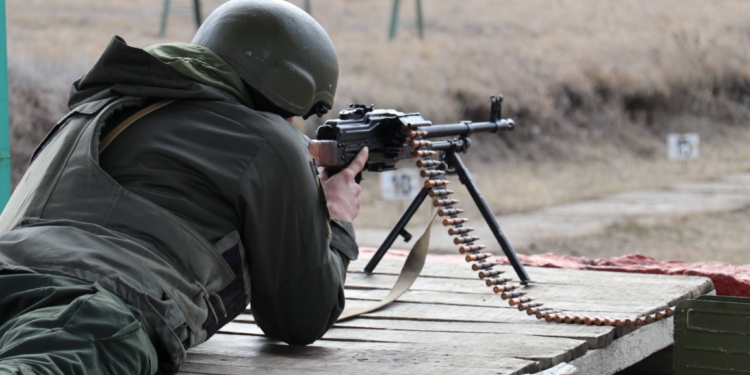 У Миколаєві нацгвардійці провели спеціальні збори з кулеметними розрахунками Південного ОТО (ФОТО)