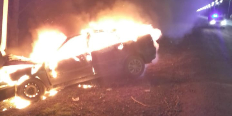 На Миколаївщині двічі за добу гасили пожежі авто (ФОТО)