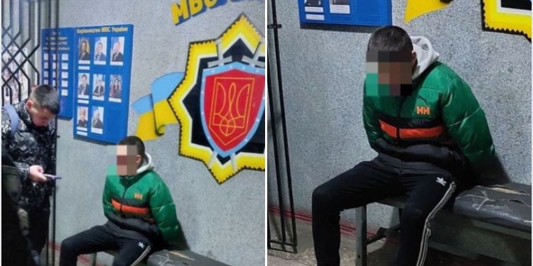 В Николаеве в «День св.Валентина» пьяный хулиган сломал руку девушке, его задержали полицейские охраны (ФОТО)