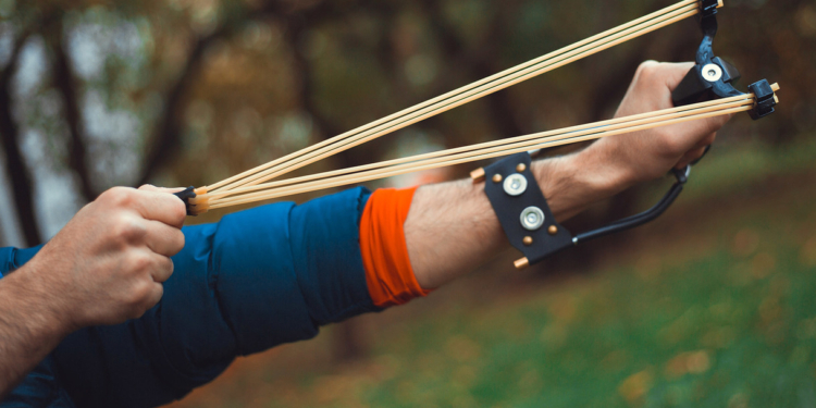 Хулиган обстрелял офис президента. Из рогатки