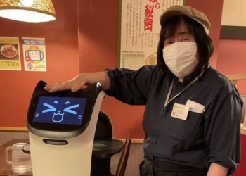 «Вот вам блюдо из вашего заказа, мяу» – в японском ресторане кот-робот работает официантом (ФОТО)