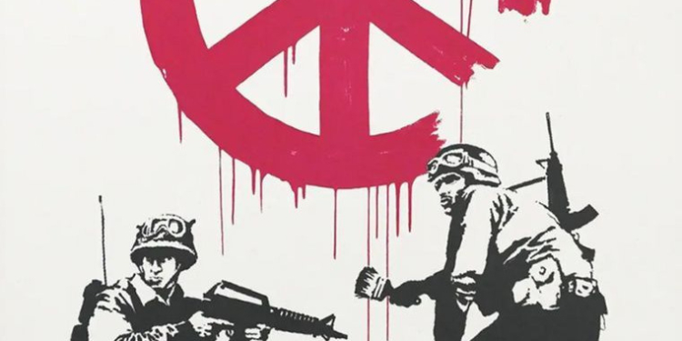 У Лондоні продали з аукціону картину Бенксі на користь Охматдиту – вторгували 81 тис.фунтів стерлінгів