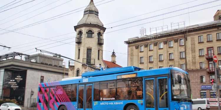 Який електротранспорт сьогодні курсує Миколаєвом