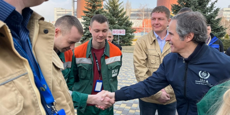 Сегодня глава МАГАТЭ находится на Южно-Украинской АЭС (ФОТО)