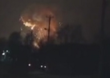 В Курской области России взорвался склад боеприпасов (ВИДЕО)