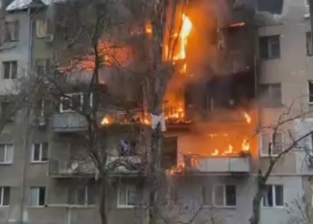 Результаты обстрела Николаева оккупантами из систем залпового огня (ВИДЕО)