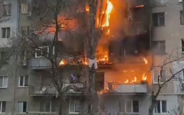 Результаты обстрела Николаева оккупантами из систем залпового огня (ВИДЕО)