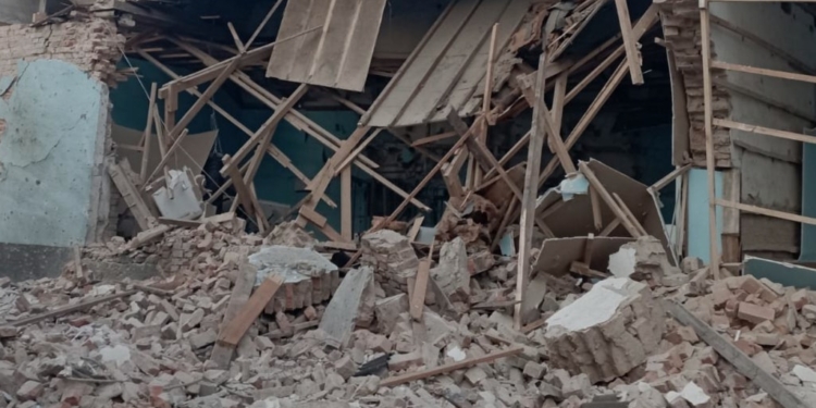 Рашисты нанесли ракетный удар по территории Командования ВС ВСУ в Виннице (ФОТО)