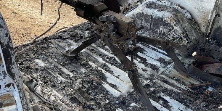 Львовские десантники сожгли ДРГ, которая орудовала  на Николаевщине в гражданских авто (ФОТО)