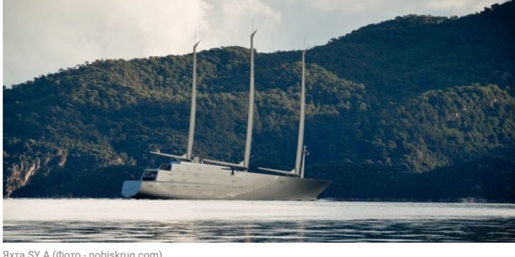 В Италии арестовали самую большую в мире парусную яхту российского олигарха (ВИДЕО)