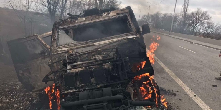 На въезде в Николаев нацгвардейцы совместно с ВСУ уничтожили российскую разведгруппу (ФОТО)