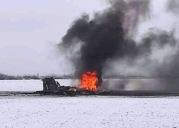 В Чернигове подбили вражеский самолет – он бомбил город (ФОТО)