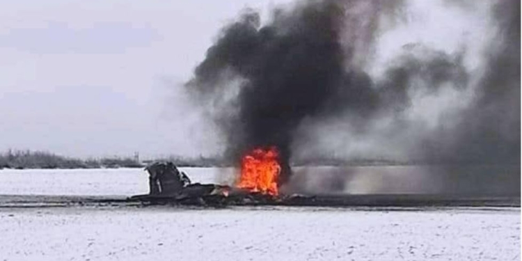 В Чернигове подбили вражеский самолет – он бомбил город (ФОТО)