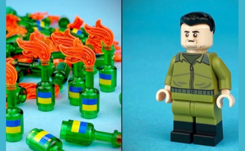 В США начали продавать Lego-фигурки Зеленского и "коктейля Молотова" с украинским флагом 1