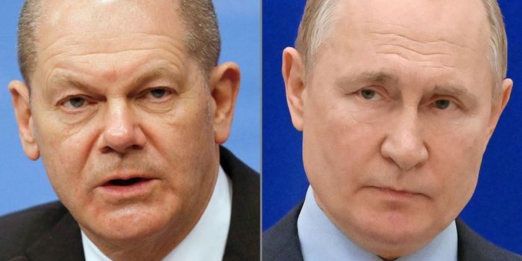 Шольц поговорил с Путиным по телефону