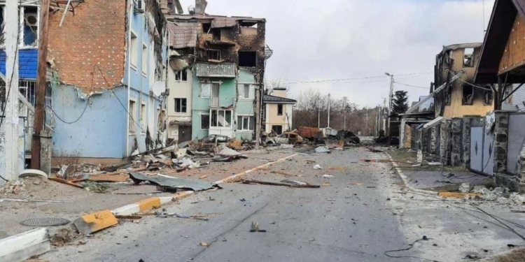 Как выглядит освобожденный сегодня Ирпень (ФОТО)