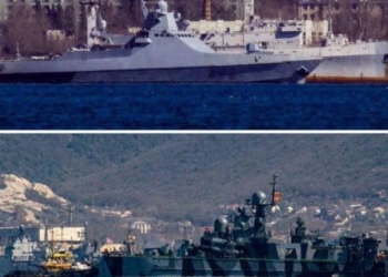 Готовится провокация – на рашистских военных кораблях закрашивают бортовые номера (ФОТО)