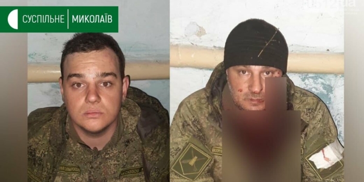 Под Баштанкой двое русских солдат сдались в плен ВСУ