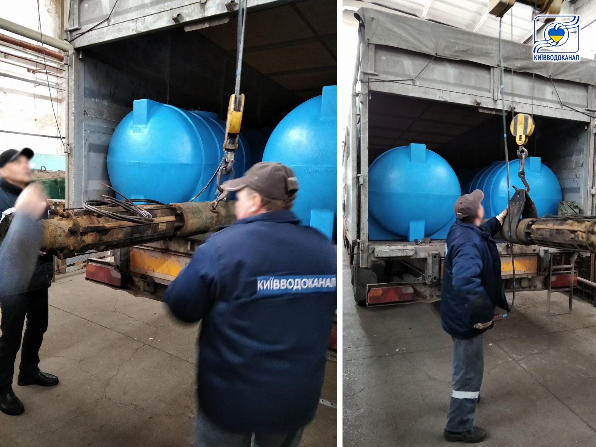 «Киевводоканал» отправил Николаеву 19 емкостей для хранения питьевой воды (ФОТО)
