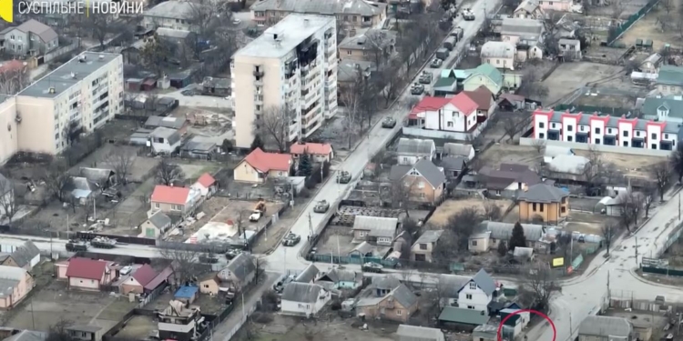 Момент расстрела велосипедиста в Буче попал на ВИДЕО