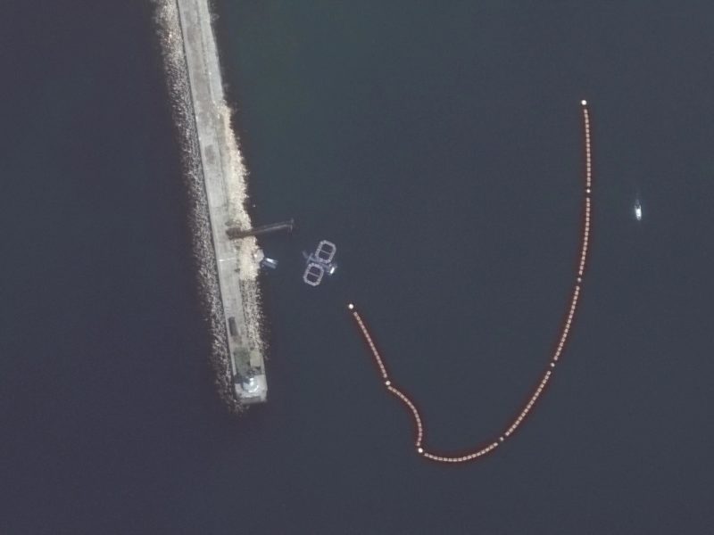 Два загона для боевых российских дельфинов разместили в бухте Севастополя – британское СМИ (СПУТНИКОВЫЕ СНИМКИ)