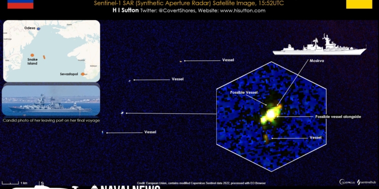 Расследователи определили место гибели крейсера “Москва”