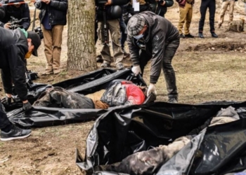 В подвале детского лагеря в Буче тоже обнаружили замученных местных жителей – все тела со связанными руками (ФОТО 18+)