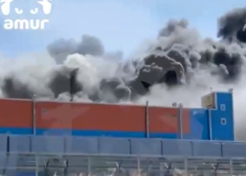 На Сахалине большой пожар – загорелась крупная электростанция (ВИДЕО)
