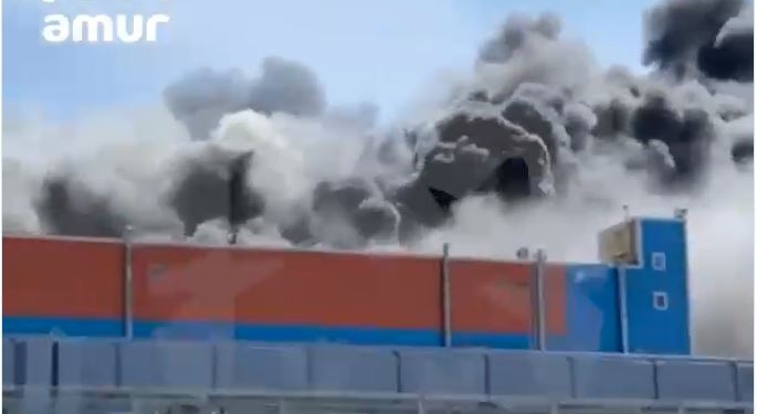На Сахалине большой пожар – загорелась крупная электростанция (ВИДЕО)