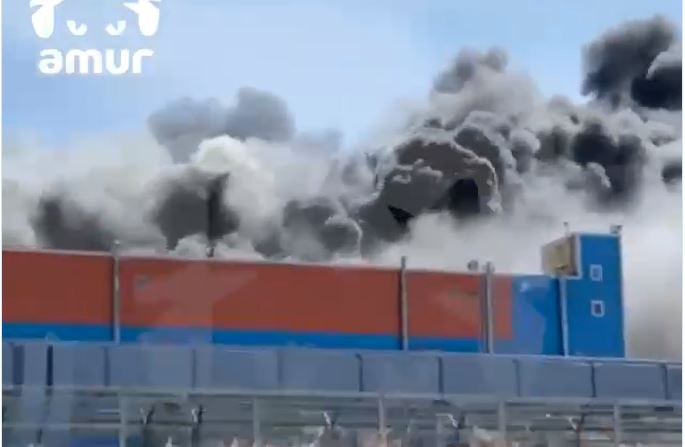 На Сахалине большой пожар — загорелась крупная электростанция (ВИДЕО)