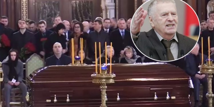 Как хоронят Жириновского? Гроб большой, но покойника не показывают (ФОТО, ВИДЕО)