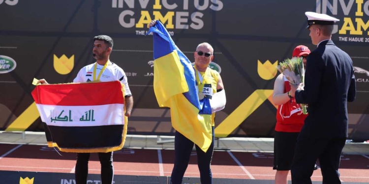 Первая победа Украины на Invictus Games у Гааге. Роман Ситдиков завоевал „золото“ в толкании ядра (ФОТО)