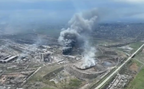 На Азовсталь сбросили сверхтяжелые авиабомбы (ВИДЕО)