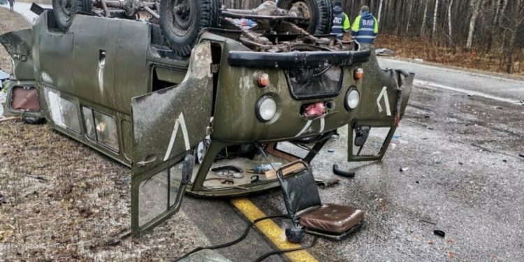 В беларуси фиксируют многочисленные ДТП с рашистской военной техникой (ФОТО)