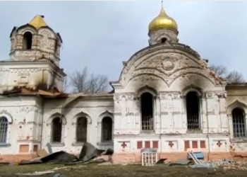 На Черниговщине рашисты устроили свой штаб в церкви. Тут же пытали и расстреливали (ВИДЕО)