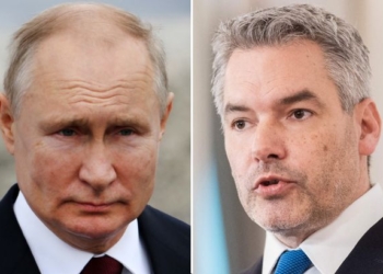 Визит австрийского канцлера к Путину: без рукопожатий, война должна закончиться