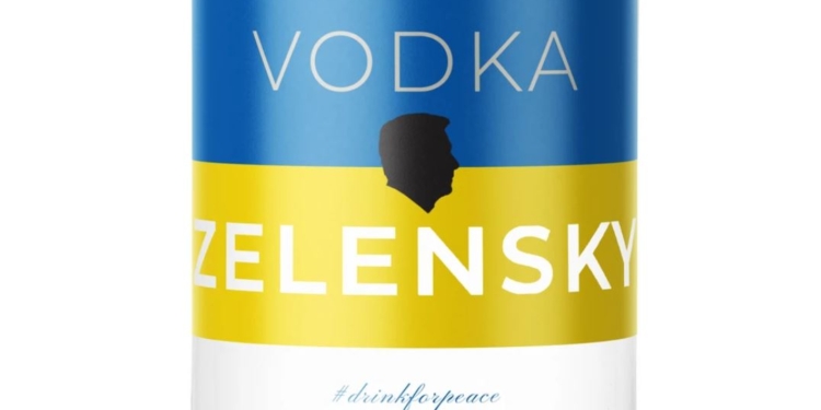 В Швейцарии в честь Зеленского выпустили водку, прибыль отдадут Украине (ФОТО)