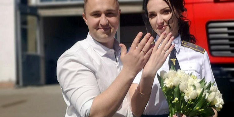 Кохання сильніше за війну: двоє рятувальників Миколаївщини уклали шлюб (ФОТО)