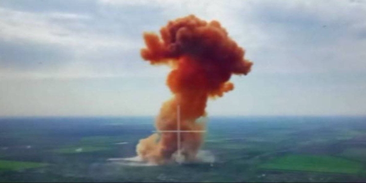 На Николаевщине оккупанты взорвали склад с удобрениями (ФОТО)