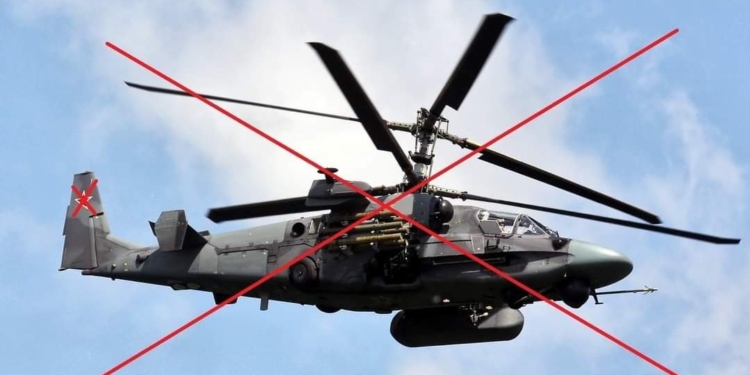 Сьогодні і житомирські десантники «відзначились» – збили російський розвідувально-ударний вертоліт Ка-52