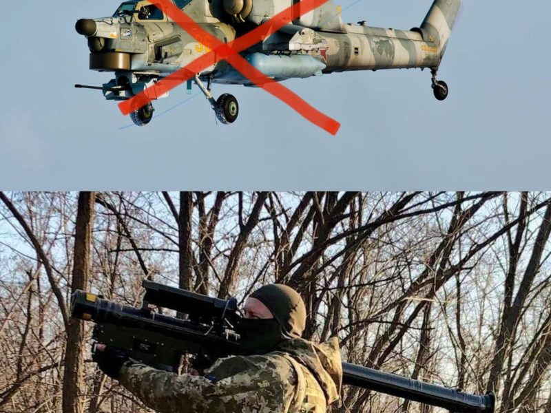 Підрозділом ППО 81-ї бригади ДШВ збитий російський ударний вертоліт Мі-28 “Нічний мисливець”