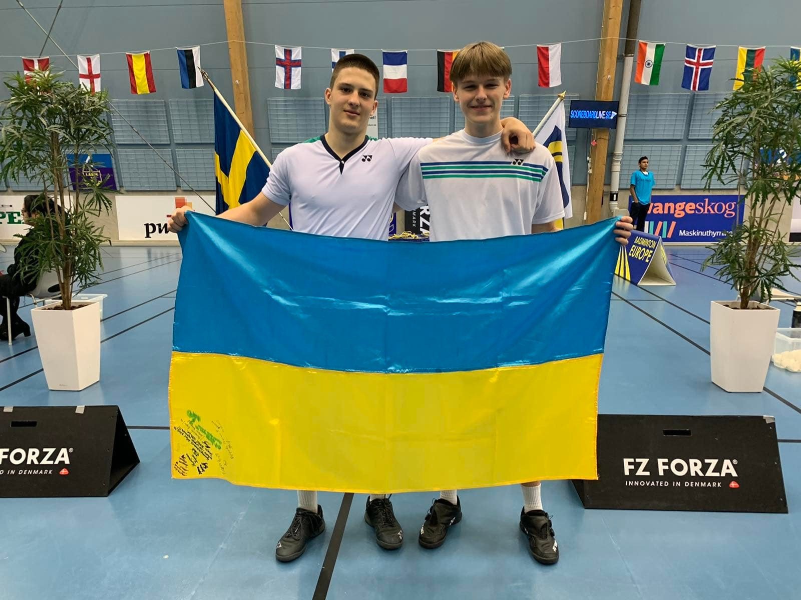Миколаївський бадмінтоніст на пару з дніпрянином здобув бронзову нагороду юніорського гран-прі Stockholm Junior