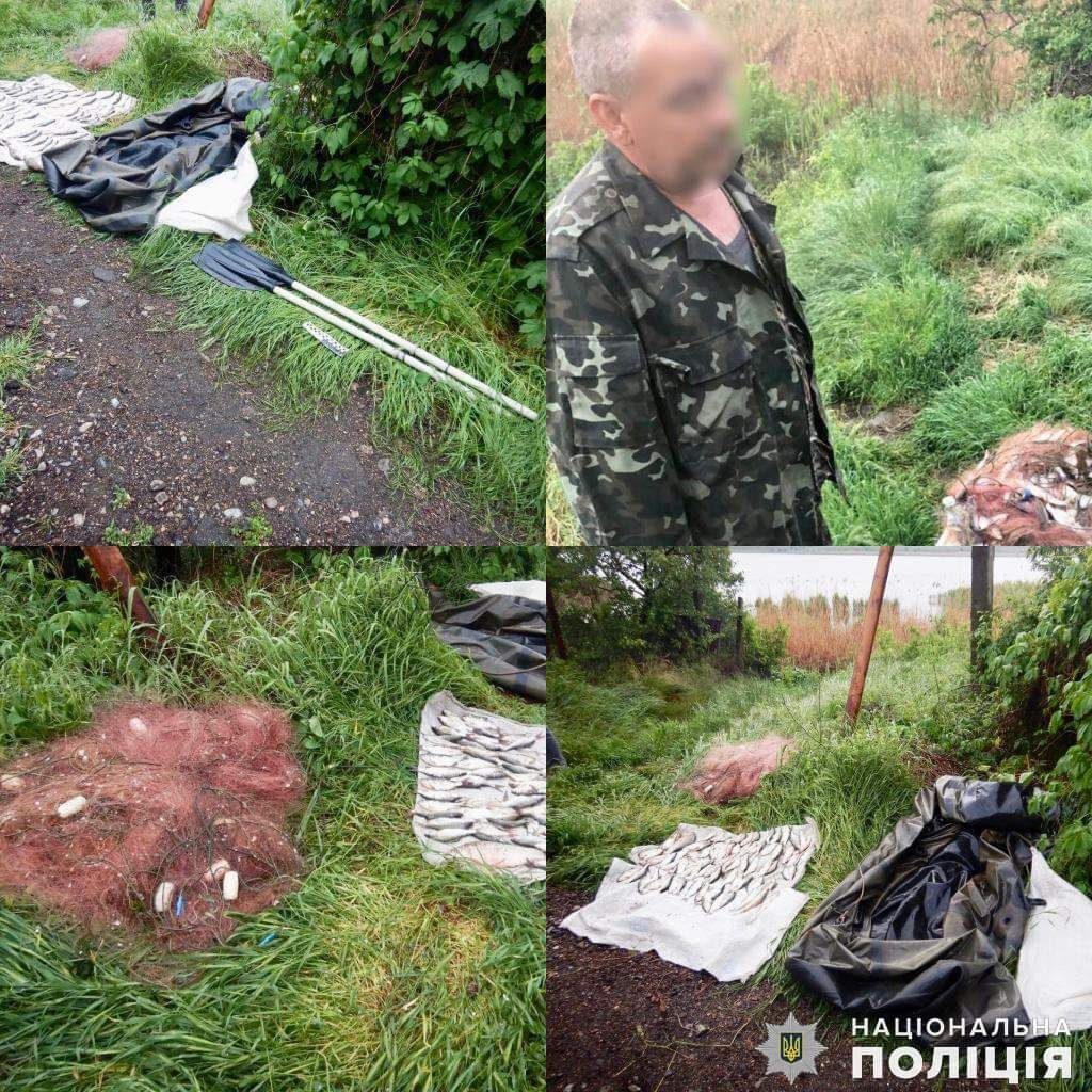 140 тисяч гривень завданих збитків - у Миколаєві поліцейські викрили чоловіка на незаконному вилові риби 2