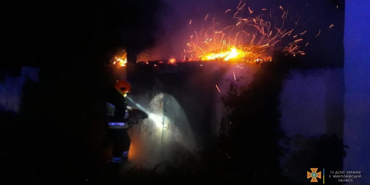 На Миколаївщині за добу загасили 4 пожежі,  у двох випадках причина займання не встановлена (ФОТО)