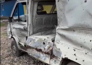 На Миколаївщині під обстріл окупантів потрапив бус волонтерів (ВІДЕО)