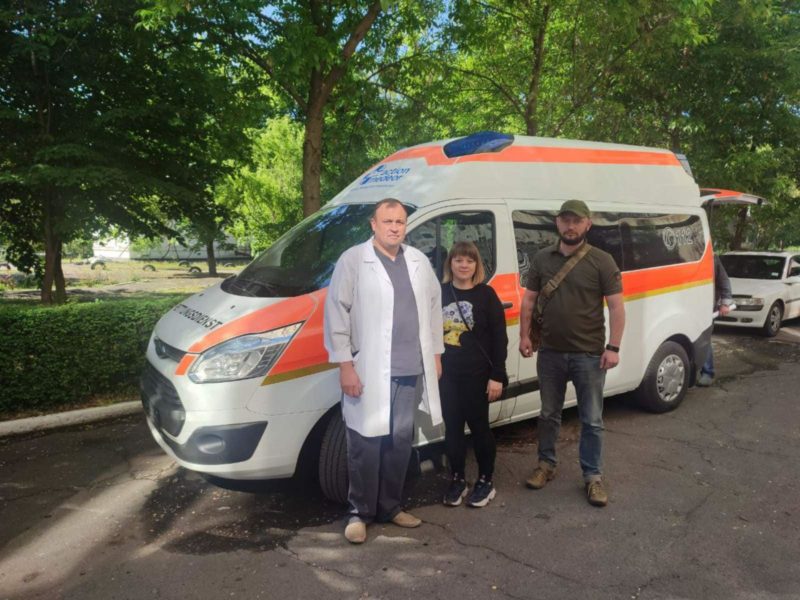 Миколаївська міська лікарня №3 отримала від благодійників авто невідкладної допомоги (ФОТО)