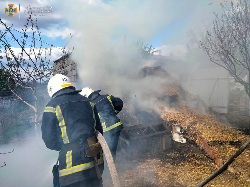 За добу на Миколаївщині було 6 пожеж – на одній загинув 32-річний чоловік (ФОТО) 1